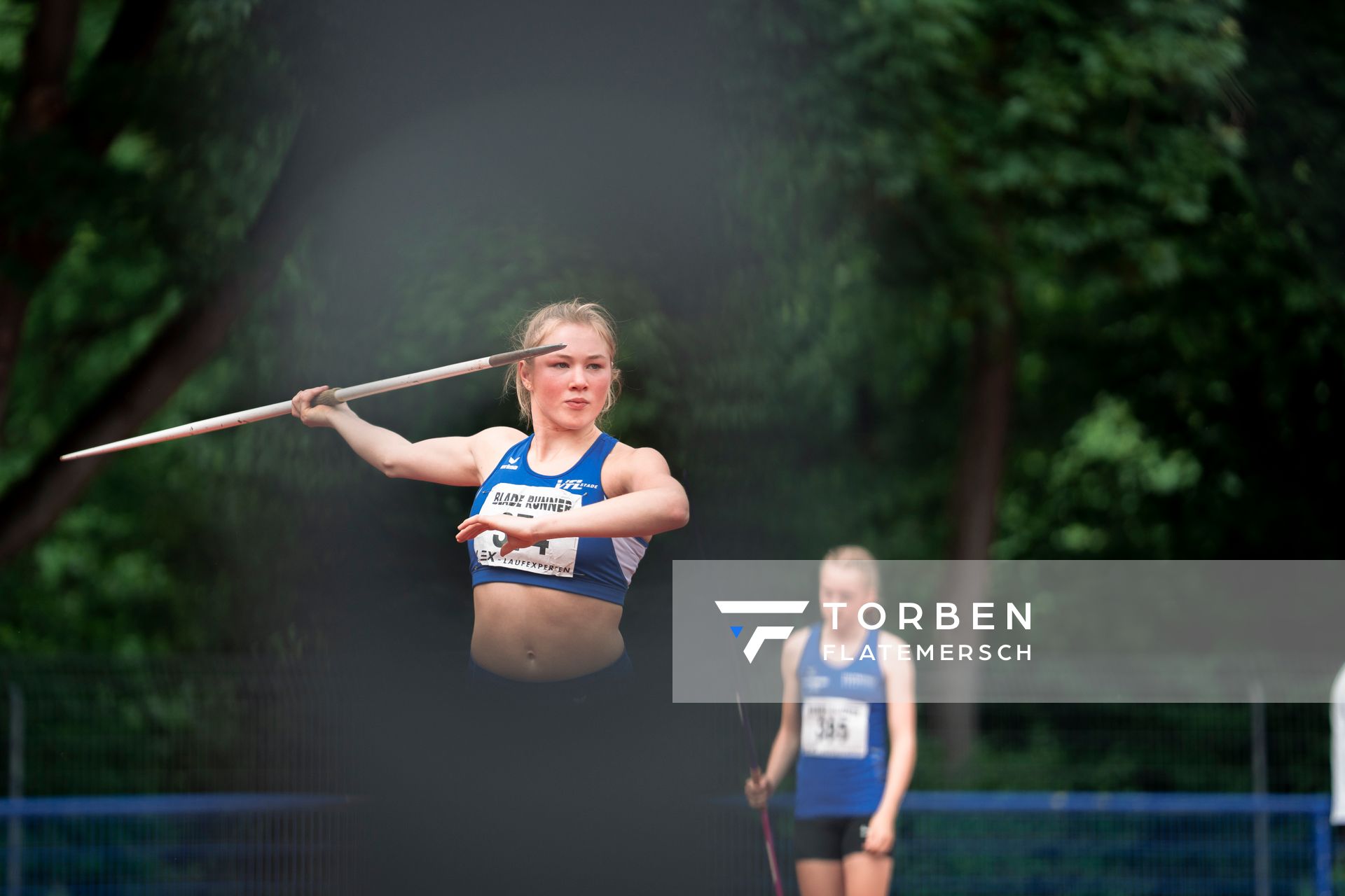 Speerwurf mit Thalia Loeschner (VfL Stade) am 14.05.2022 beim Nationalen Leichtathletik-Meeting im Erika-Fisch-Stadion in Hannover